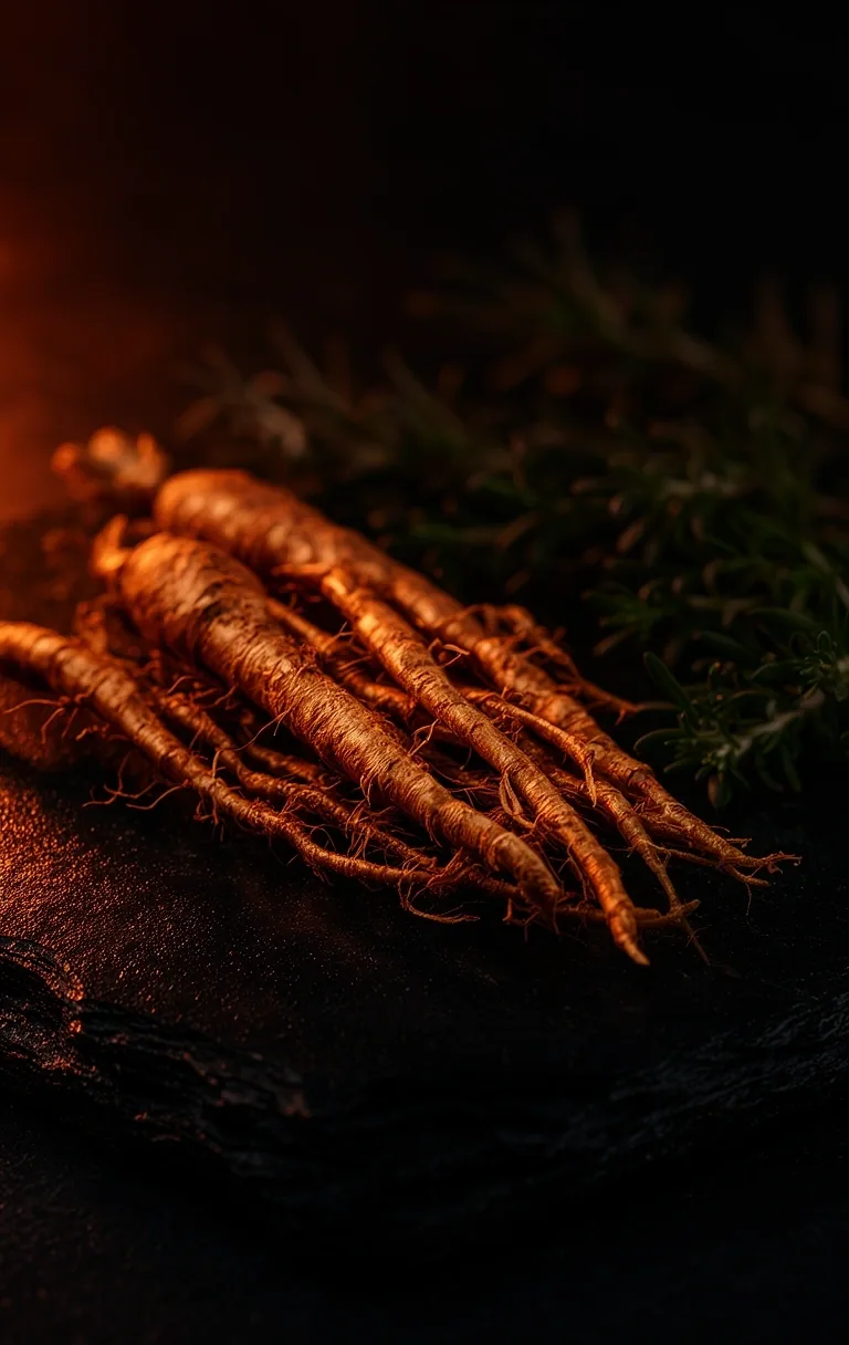 Ingredientes naturales y raíces